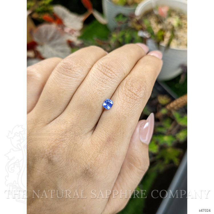 0.53 Ct. Blue Sapphire from Ceylon (Sri Lanka)
