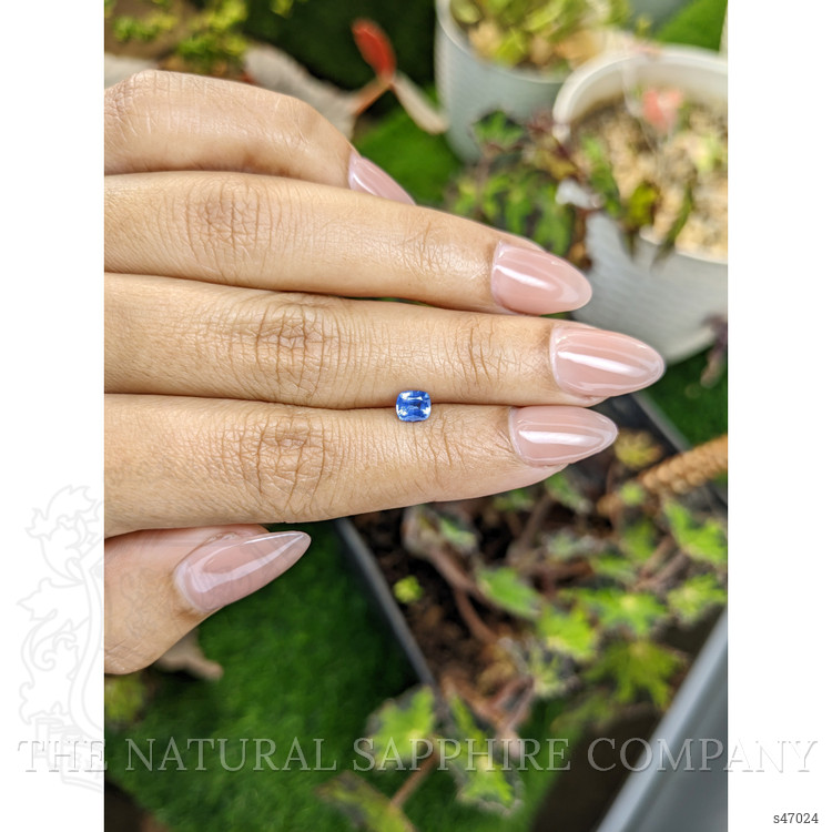 0.53 Ct. Blue Sapphire from Ceylon (Sri Lanka)