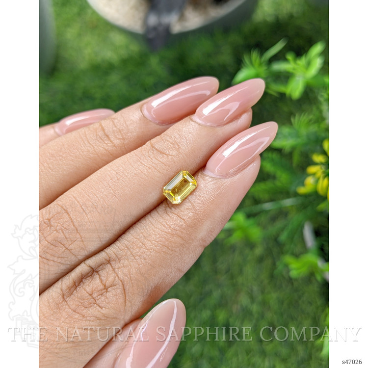 1.00 Ct. Yellow Sapphire from Ceylon (Sri Lanka)