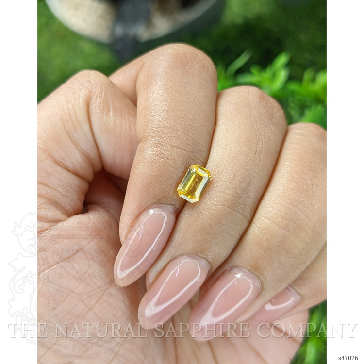 1.00 Ct. Yellow Sapphire from Ceylon (Sri Lanka)