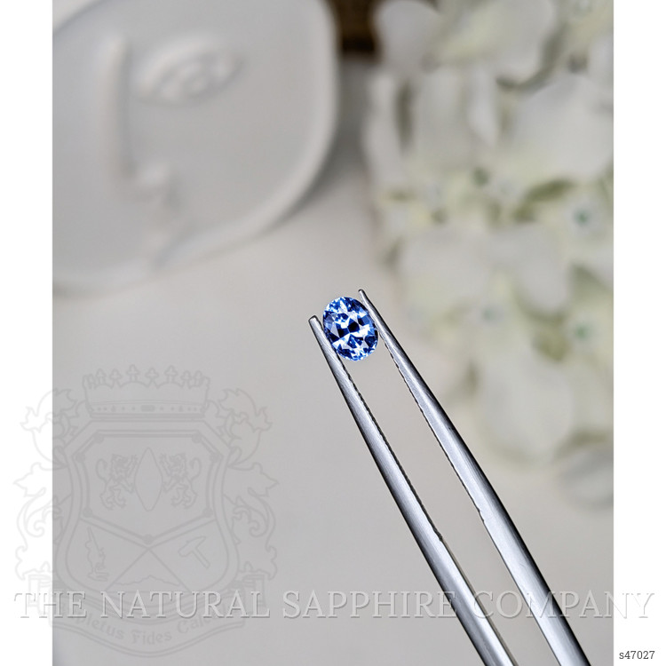 0.43 Ct. Blue Sapphire from Ceylon (Sri Lanka)