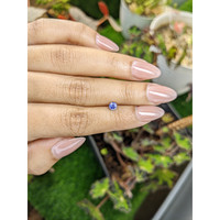0.42 Ct. Violet Sapphire from Ceylon (Sri Lanka) Life Style