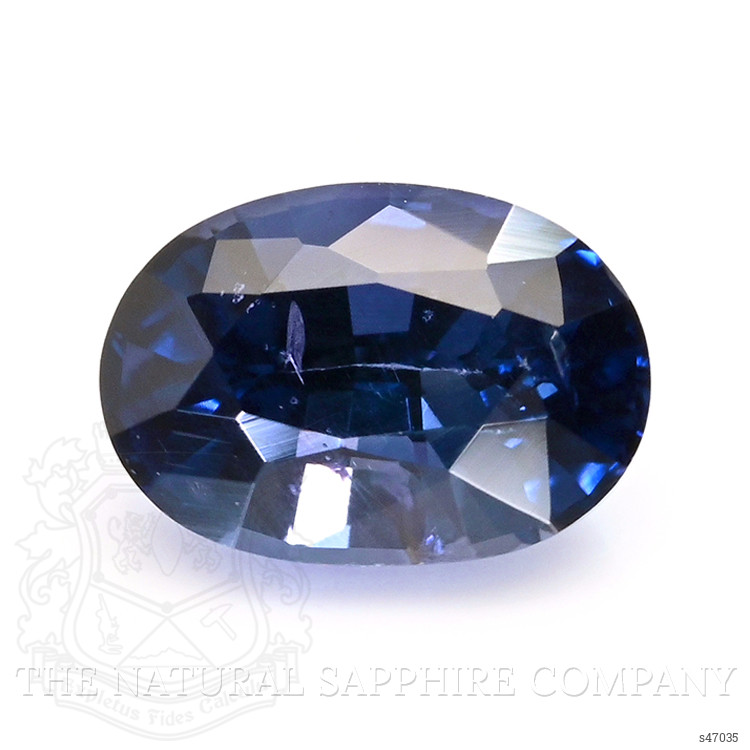0.56 Ct. Blue Sapphire from Ceylon (Sri Lanka)