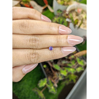 0.38 Ct. Purple Sapphire from Ceylon (Sri Lanka) Life Style