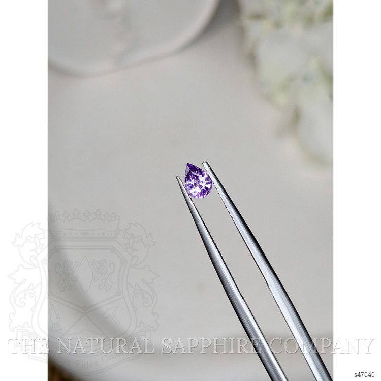 0.43 Ct. Pinkish Purple Sapphire from Ceylon (Sri Lanka)
