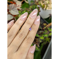 0.43 Ct. Pinkish Purple Sapphire from Ceylon (Sri Lanka) Life Style