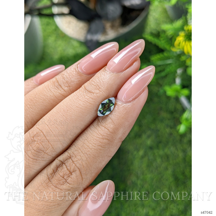 0.93 Ct. Green Sapphire from Madagascar
