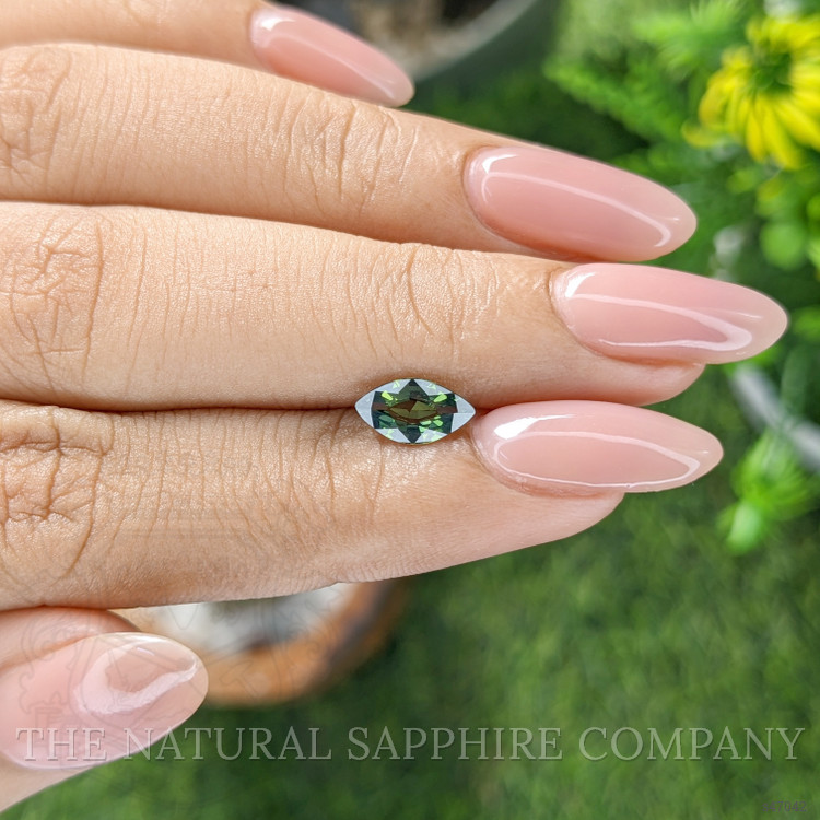 0.93 Ct. Green Sapphire from Madagascar
