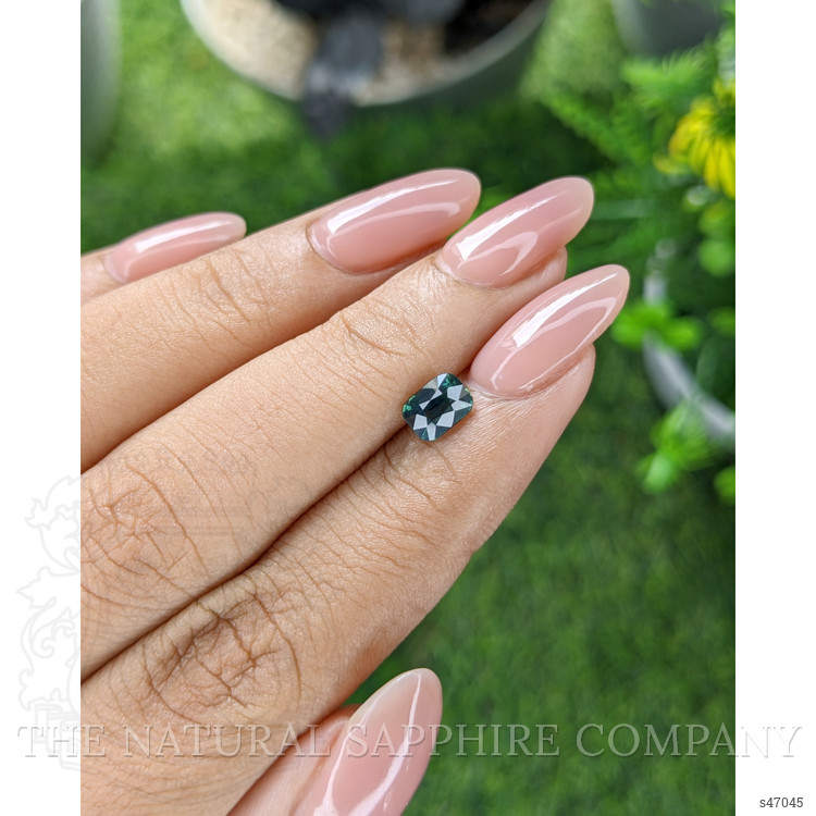 1.00 Ct. Bluish Green Sapphire from Madagascar