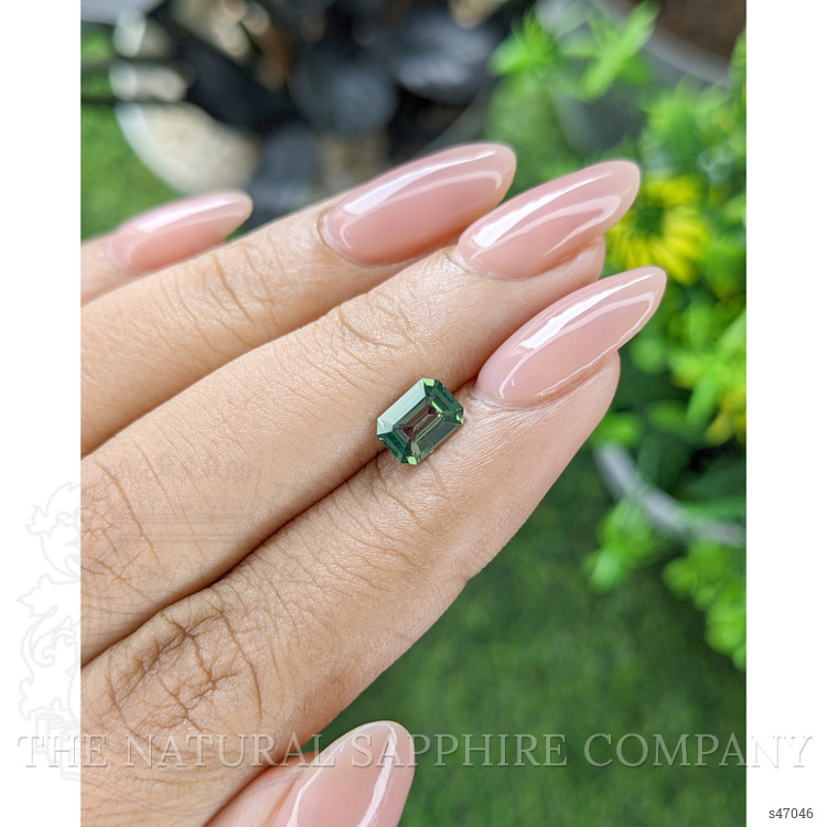 1.02 Ct. Bluish Green Sapphire from Madagascar