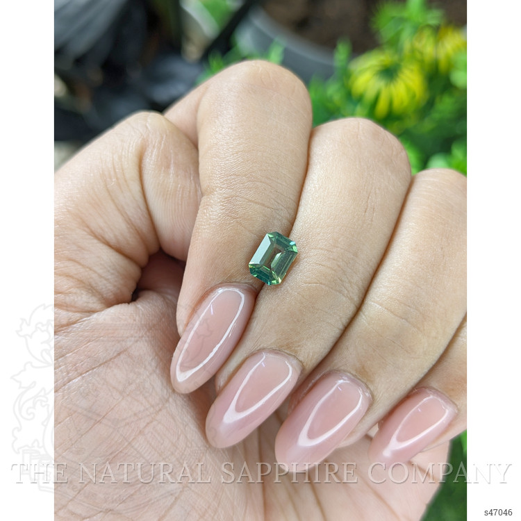 1.02 Ct. Bluish Green Sapphire from Madagascar