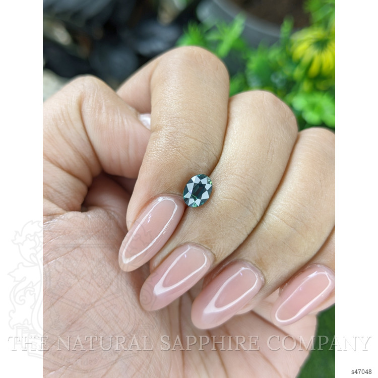 1.05 Ct. Greenish Blue Sapphire from Madagascar