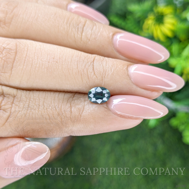 1.05 Ct. Greenish Blue Sapphire from Madagascar