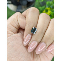 1.61 Ct. Bluish Green Sapphire from Madagascar Life Style