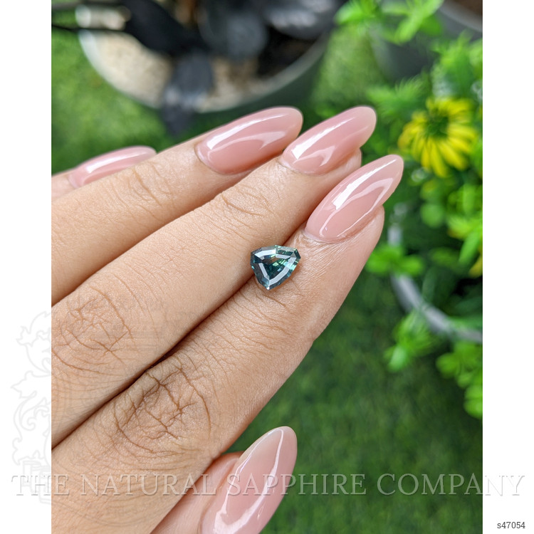 1.55 Ct. Greenish Blue Sapphire from Madagascar