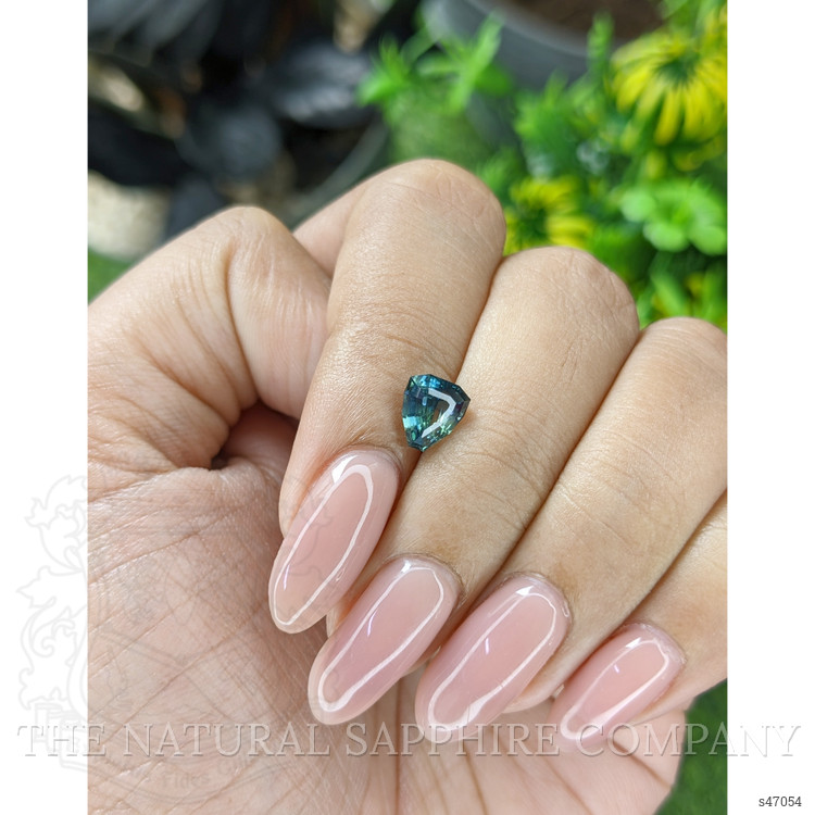 1.55 Ct. Greenish Blue Sapphire from Madagascar