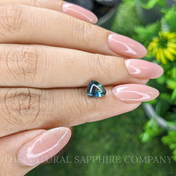 1.55 Ct. Greenish Blue Sapphire from Madagascar