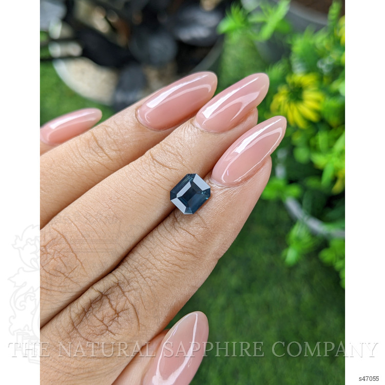1.59 Ct. Greenish Blue Sapphire from Madagascar