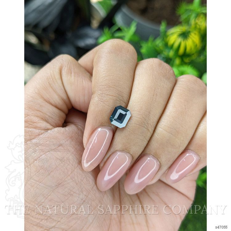 1.59 Ct. Greenish Blue Sapphire from Madagascar