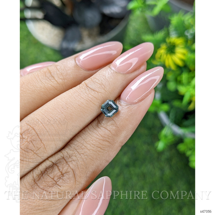 1.10 Ct. Bluish Green Sapphire from Madagascar