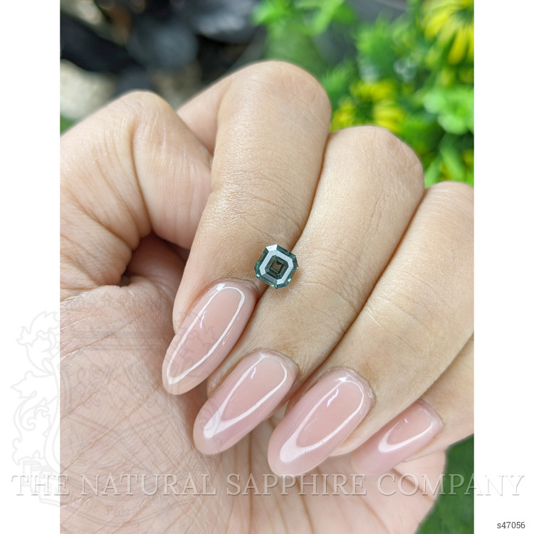 1.10 Ct. Bluish Green Sapphire from Madagascar