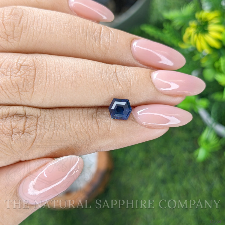 1.56 Ct. Greenish Blue Sapphire from Madagascar