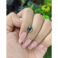 1.53 Ct. Bluish Green Sapphire from Madagascar Life Style