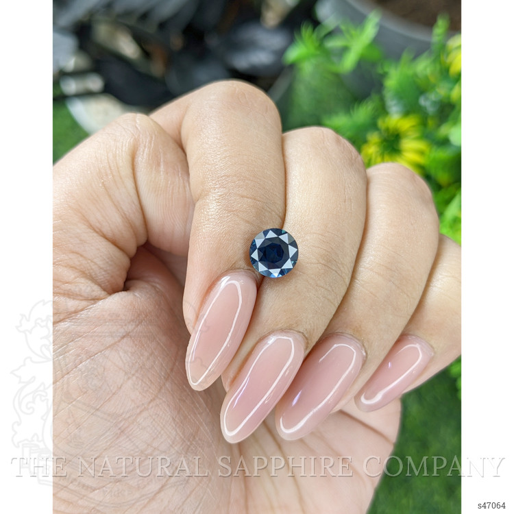 2.07 Ct. Greenish Blue Sapphire from Madagascar