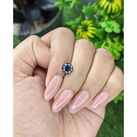 1.17 Ct. Greenish Blue Sapphire from Madagascar Life Style
