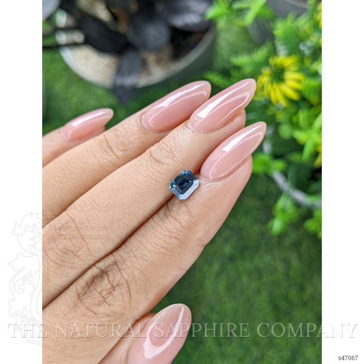 1.05 Ct. Greenish Blue Sapphire from Madagascar