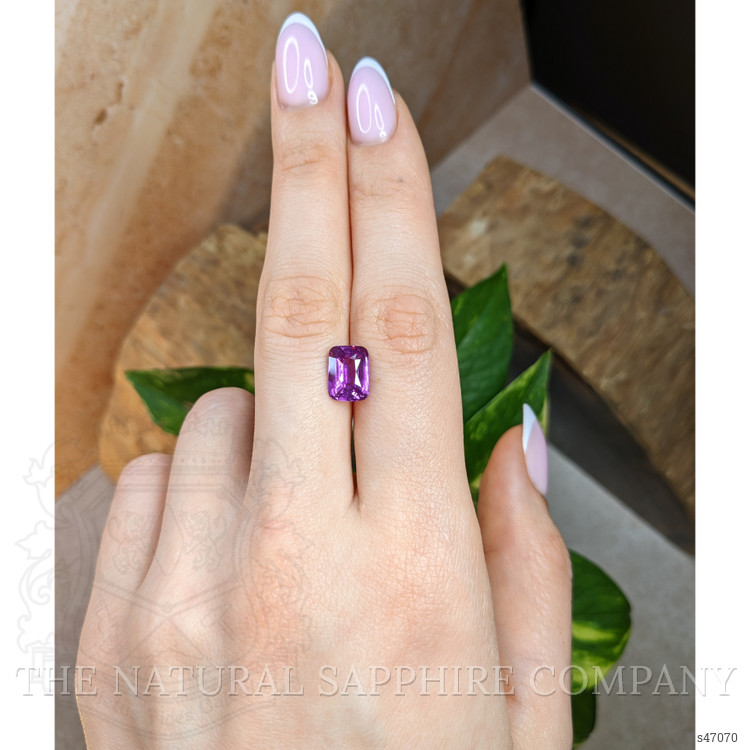 3.59 Ct. Pinkish Purple Sapphire from Madagascar