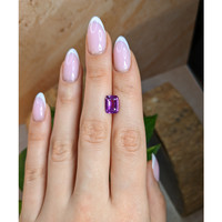 3.59 Ct. Pinkish Purple Sapphire from Madagascar Life Style