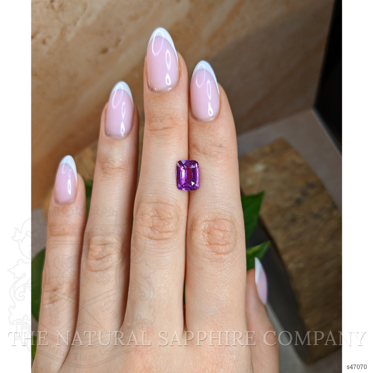 3.59 Ct. Pinkish Purple Sapphire from Madagascar