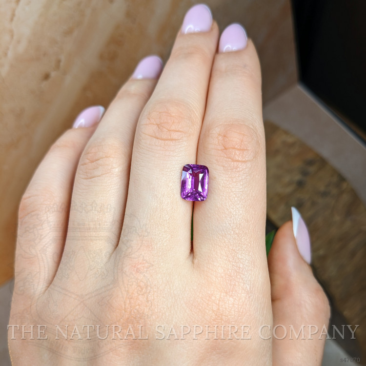 3.59 Ct. Pinkish Purple Sapphire from Madagascar
