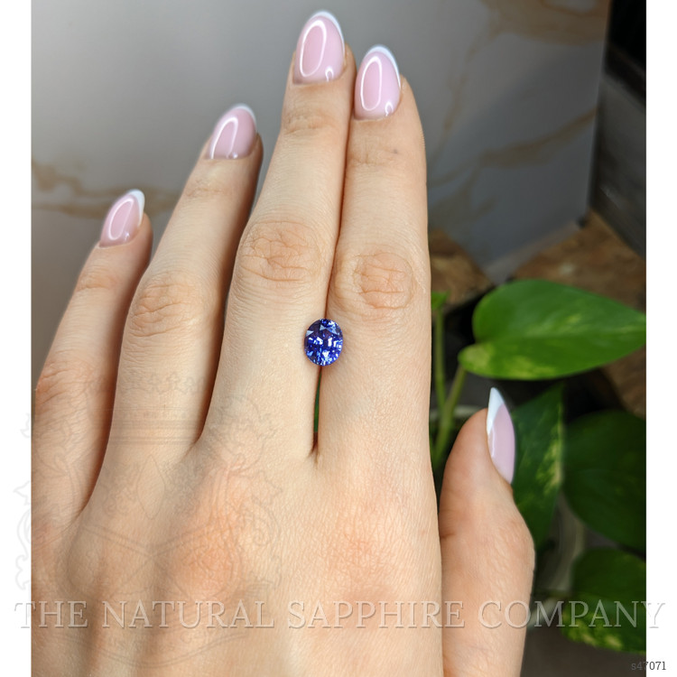 2.27 Ct. Bluish Purple Sapphire from Madagascar