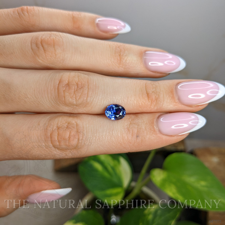 2.06 Ct. Purplish Blue Sapphire from Madagascar
