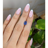 2.26 Ct. Blue Sapphire from Ceylon (Sri Lanka) Life Style