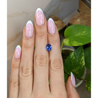 2.26 Ct. Blue Sapphire from Ceylon (Sri Lanka) Life Style