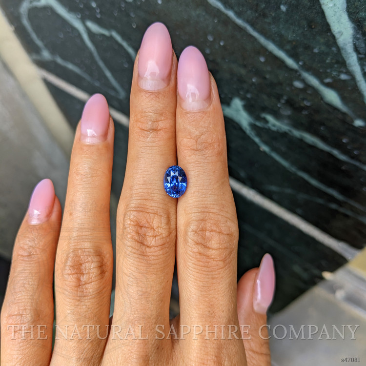 2.64 Ct. Blue Sapphire from Ceylon (Sri Lanka)