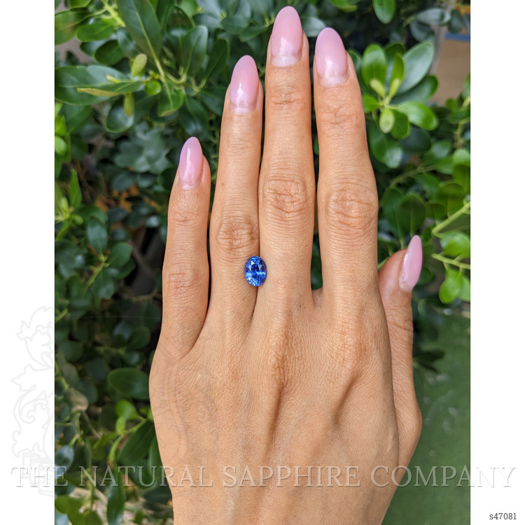 2.64 Ct. Blue Sapphire from Ceylon (Sri Lanka)