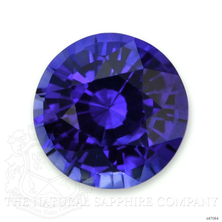 0.69 Ct. Purplish Blue Sapphire from Ceylon (Sri Lanka)