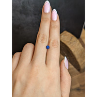 0.65 Ct. Blue Sapphire from Ceylon (Sri Lanka) Life Style