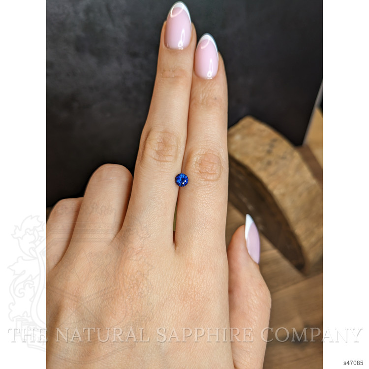 0.65 Ct. Blue Sapphire from Ceylon (Sri Lanka)