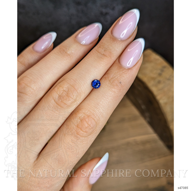 0.65 Ct. Blue Sapphire from Ceylon (Sri Lanka)