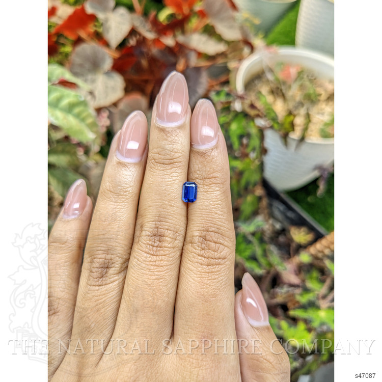 0.72 Ct. Blue Sapphire from Ceylon (Sri Lanka)