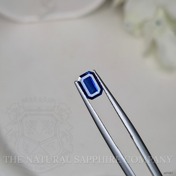 0.72 Ct. Blue Sapphire from Ceylon (Sri Lanka)