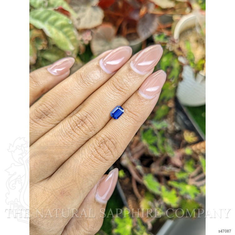 0.72 Ct. Blue Sapphire from Ceylon (Sri Lanka)