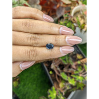 2.32 Ct. Greenish Blue Sapphire from Ceylon (Sri Lanka) Life Style