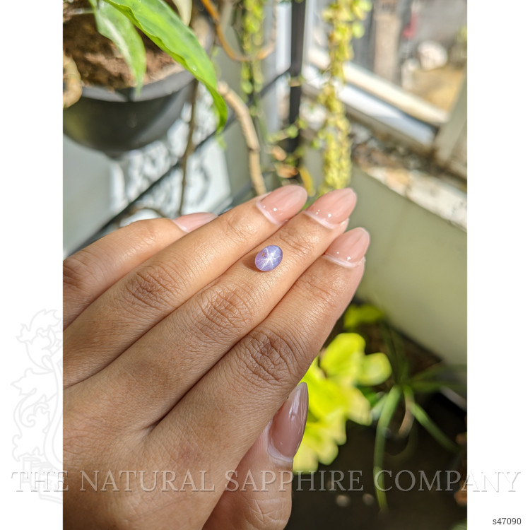 1.86 Ct. Pinkish Purple Star Sapphire from Ceylon (Sri Lanka)