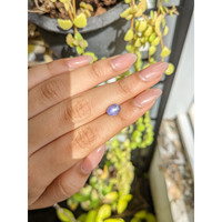 2.05 Ct. Bluish Purple Star Sapphire from Ceylon (Sri Lanka) Life Style
